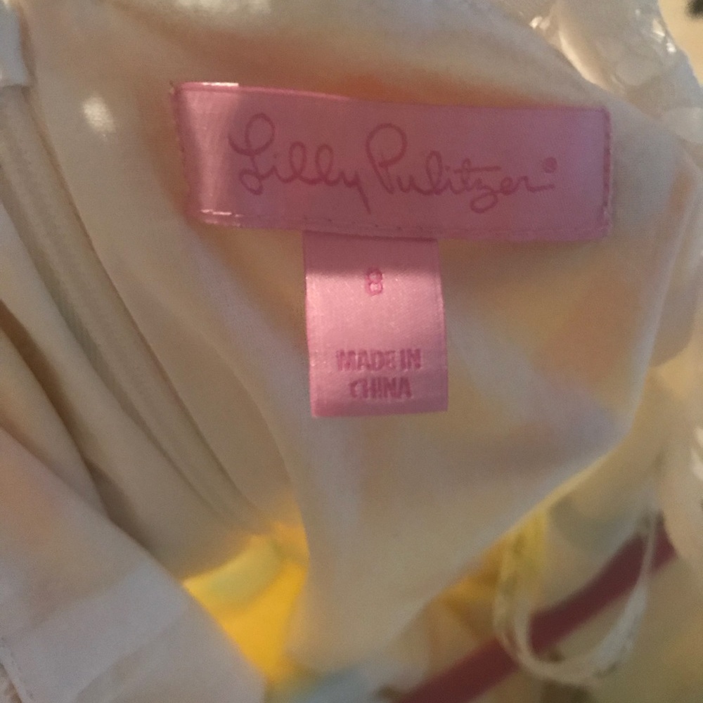 EUC Lilly Pulitzer first impression yellow Reagan - Picture 4 of 4